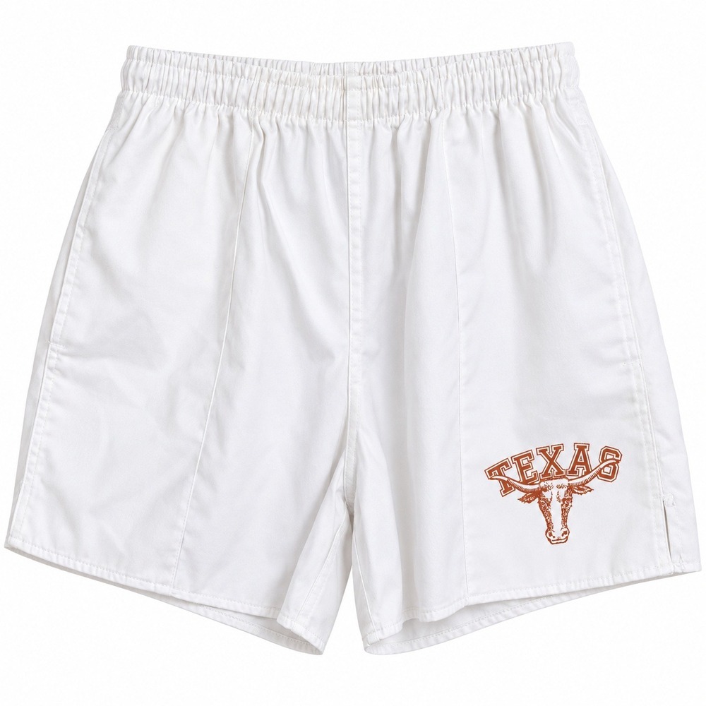 Vintage Texas Longhorns Shorts Mens Small White Good UT Austin NCAA Gameday